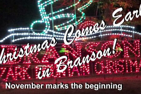 Branson Missouri Strip at Christmas Thumbnail